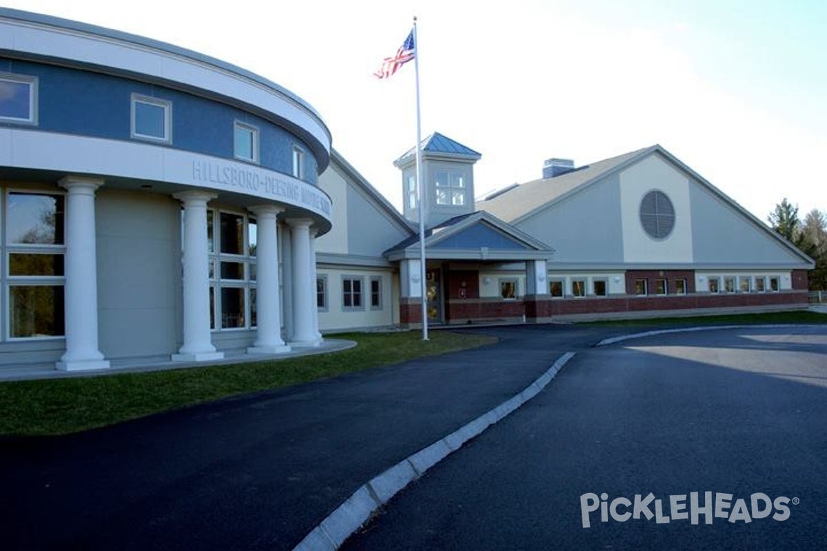 Photo of Pickleball at Deering Middle School gym